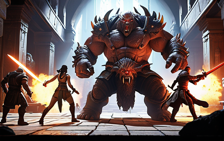 **

"A dynamic action shot of NIKKE characters engaged in a raid battle against a colossal, intimidating boss. Emphasize teamwork, strategy, and visually stunning special effects. Include UI elements reminiscent of the game, like health bars and ability cooldowns. The scene should evoke a sense of urgency and excitement."

**