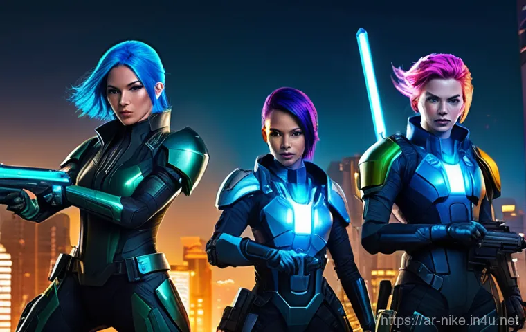 승리의여신 니케 버프 및 디버프 정리 - Image Prompt 1: "Empowered Frontline"**