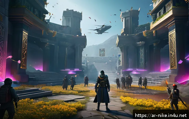 승리의여신 니케 UI 개선 요청 - A vibrant and immersive game interface screen inspired by the Nike: Goddess of Victory update, showi...
